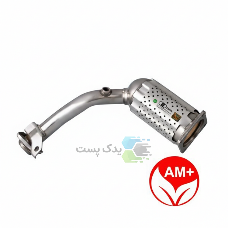 کاتالیست پژو TU3 206با لوله و متعلقات - AM PLUS